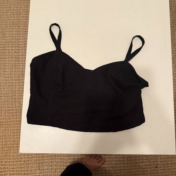Samantha Pleet Vintage Sweetheart Crop Top - Picture 1 of 2
